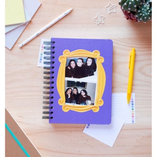 A5 Bullet Friends Notizbuch mit liniertem Einband