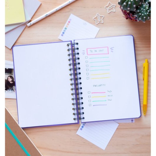 A5 Bullet Friends Notizbuch mit liniertem Einband