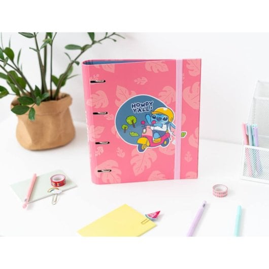 Carpeta 4 Anillas Disney Stitch
