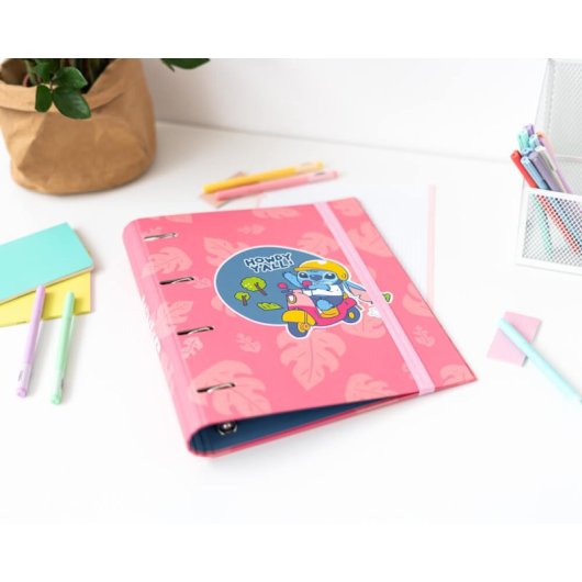 Carpeta 4 Anillas Disney Stitch