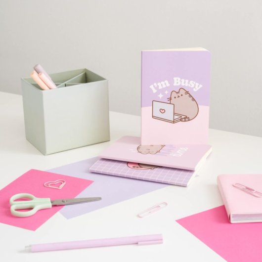 Pack 3 Cuadernos A6 Pusheen Moments