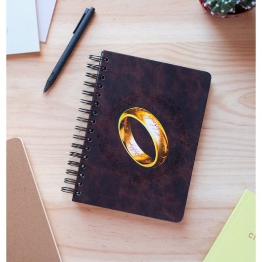 A5 Notizbuch mit liniertem Einband Der Herr der Ringe