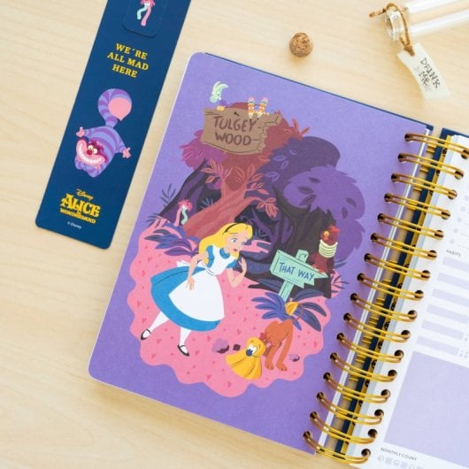 Agenda Escolar 2025/2026 Dia Pagina A5 12 Meses Disney Alicia En El Pais De Las Maravillas