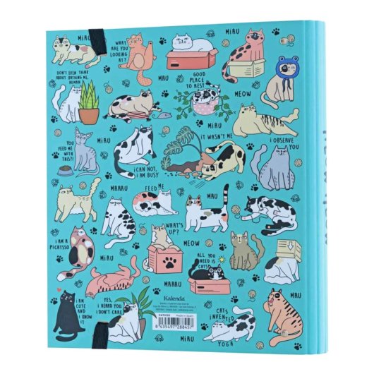 Carpeta 4 Anillas Meow Meow