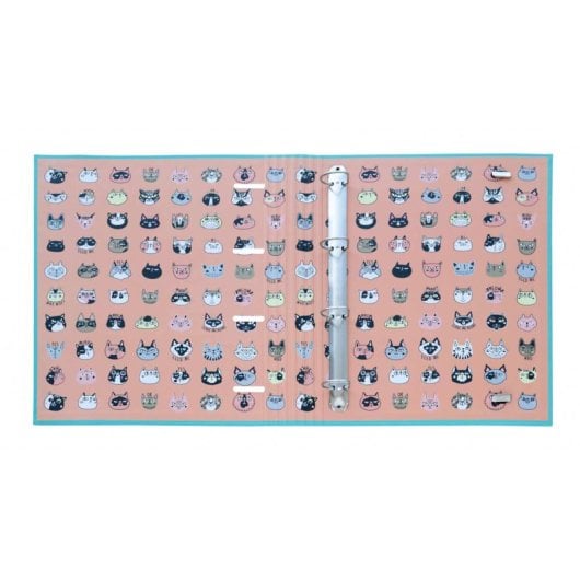 Carpeta 4 Anillas Meow Meow