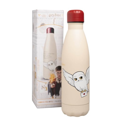 Bouteille en métal chaud et froid 500 ml Harry Potter Hedwige