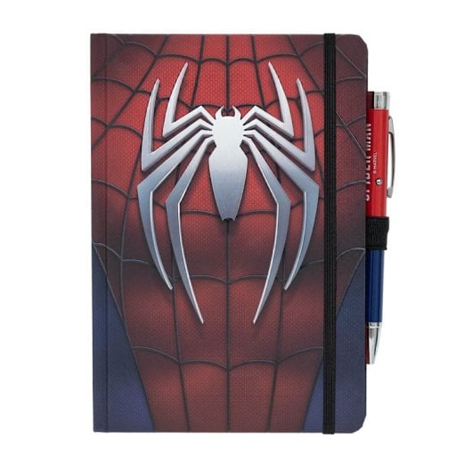 Caderno A5 Marvel do Homem-Aranha com Caneta Projetora