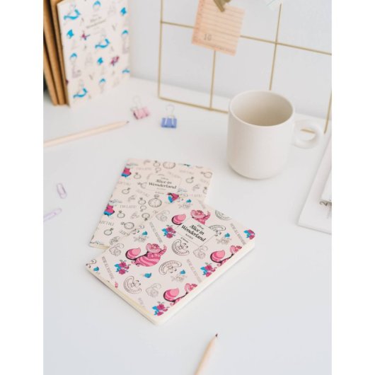 3er-Pack A6-Notizbücher „Alice im Wunderland“ von Disney