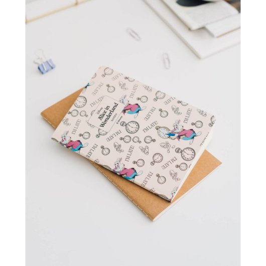3er-Pack A6-Notizbücher „Alice im Wunderland“ von Disney