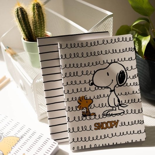 Pack 3 A5 Snoopy Lazy Days Notizbücher