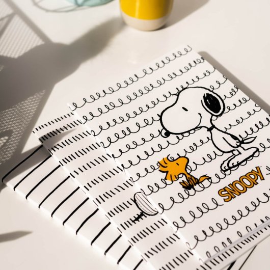 Pack 3 A5 Snoopy Lazy Days Notizbücher