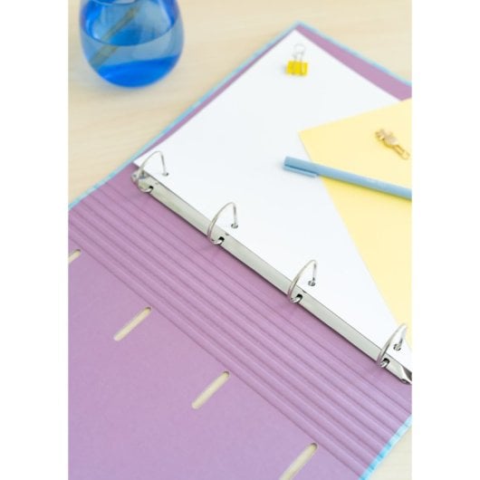 Carpeta Escolar 4 Anillas Stitch Tropical Disney