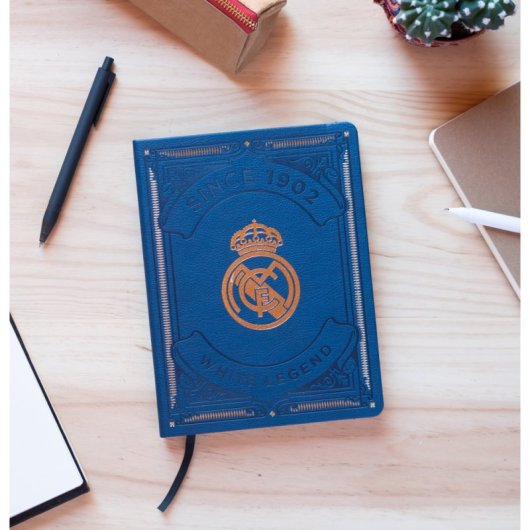 Cuaderno Tapa Forrada Premium Pu Real Madrid