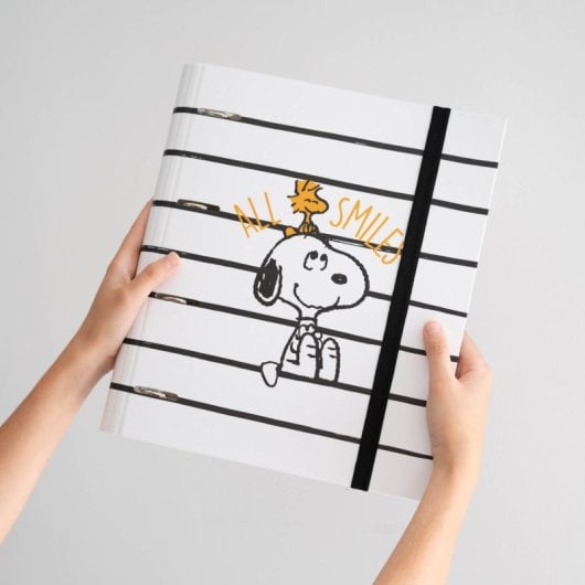 Carpeta 4 Anillas Snoopy Lazy Days