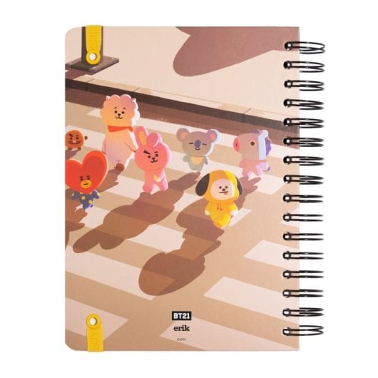 A5 Bullet Bt21 Notizbuch mit liniertem Einband