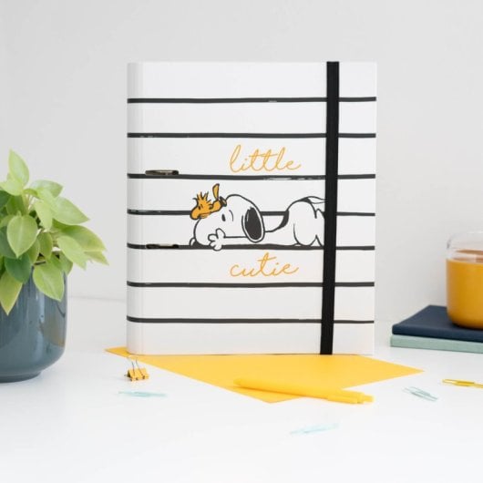 Carpeta 2 Anillas Snoopy Lazy Days