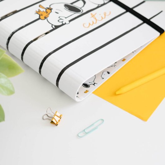 Carpeta 2 Anillas Snoopy Lazy Days