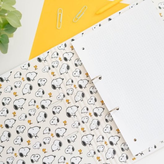 Carpeta 2 Anillas Snoopy Lazy Days