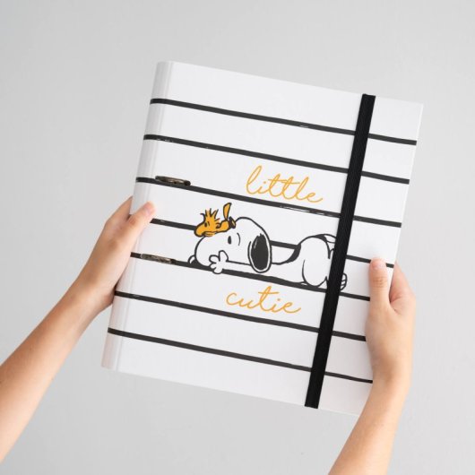 Carpeta 2 Anillas Snoopy Lazy Days