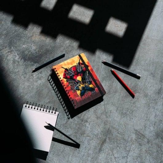 Marvel Deadpool A5-Notizbuch mit liniertem Einband