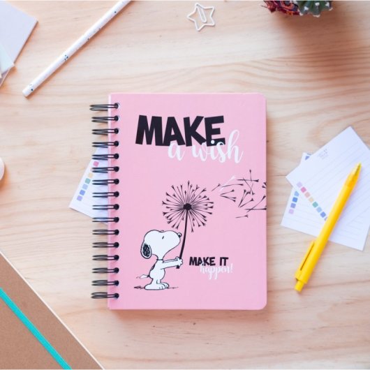 Cuaderno Tapa Forrada A5 Bullet Snoopy