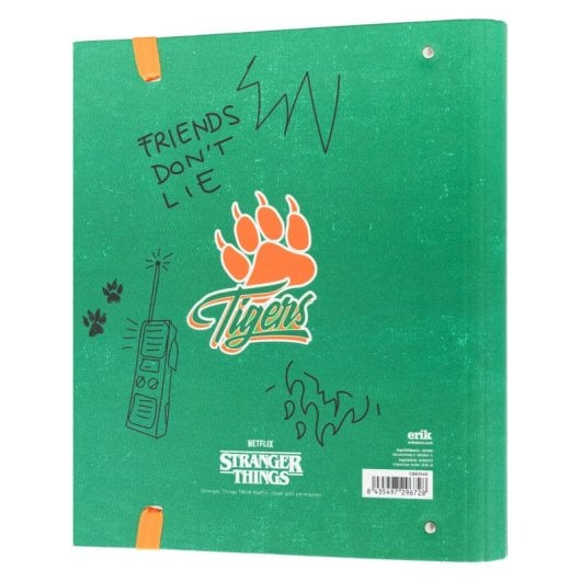 Carpeta 4 Anillas Stranger Things High School