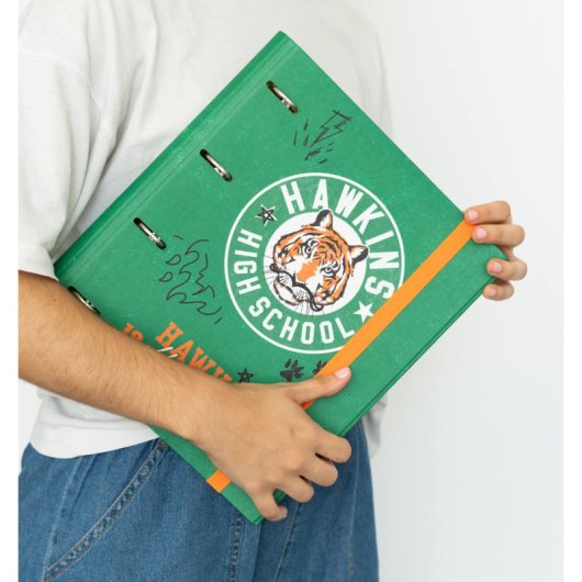 Carpeta 4 Anillas Stranger Things High School