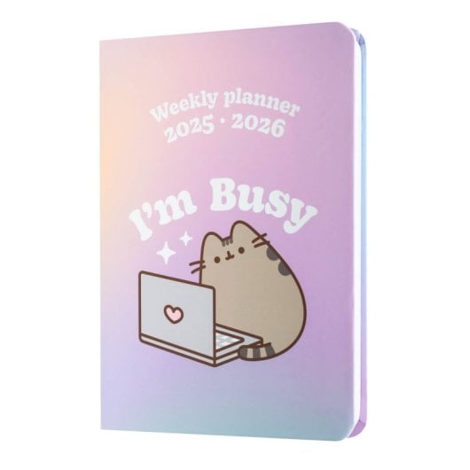 Agenda Escolar 2025/2026 Semana Vista Pocket 17 Meses Pusheen