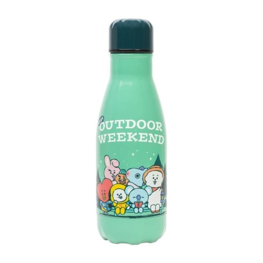 Heiß- und Kaltwasserflasche aus Metall 260ml Bt21