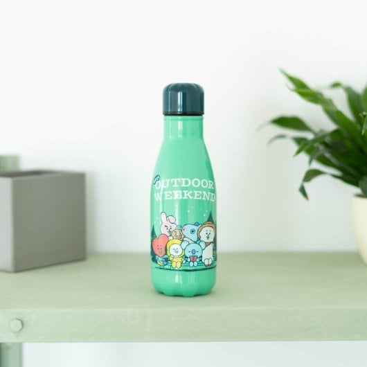Heiß- und Kaltwasserflasche aus Metall 260ml Bt21