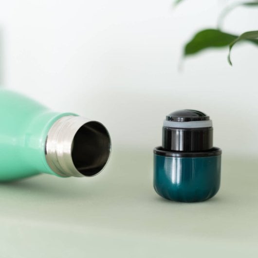 Heiß- und Kaltwasserflasche aus Metall 260ml Bt21