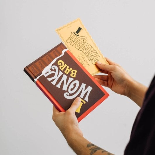 Premium A5 Willy Wonka Notizbuch - Wonka Bar
