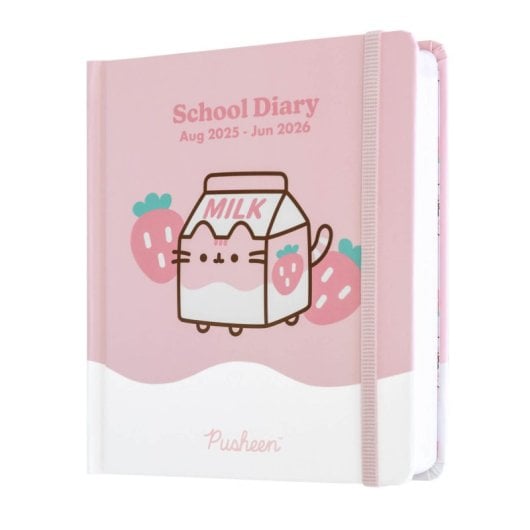 Agenda Escolar 2025/2026 Dia Pagina M Con Lomo 11 Meses Pusheen