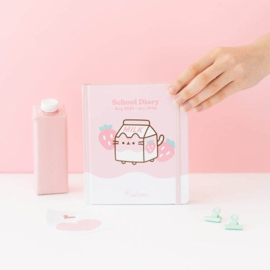 Agenda Escolar 2025/2026 Dia Pagina M Con Lomo 11 Meses Pusheen