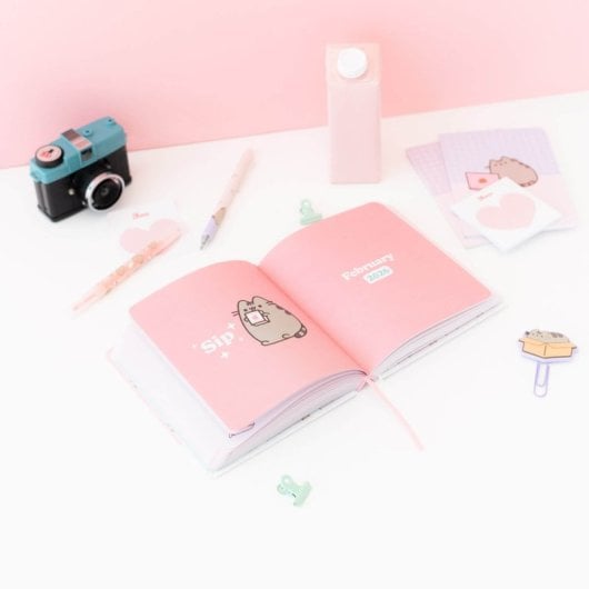 Agenda Escolar 2025/2026 Dia Pagina M Con Lomo 11 Meses Pusheen