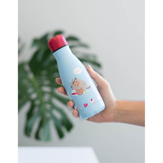 Heiß- und Kaltflasche aus Metallic, 260 ml, Pusheen Purrfect Love Collection