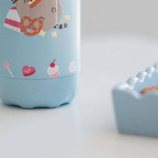 Heiß- und Kaltflasche aus Metallic, 260 ml, Pusheen Purrfect Love Collection