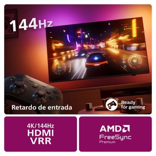Philips The One 55PUS8919 55" LED UltraHD 4K Ambilight TV 120Hz Dolby Vision y Atmos + Philips TAB 4000/00