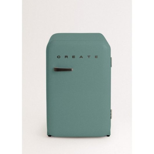 Mini Frigorífico  Retro 108L Gas R600a Eco Friendly Verde F