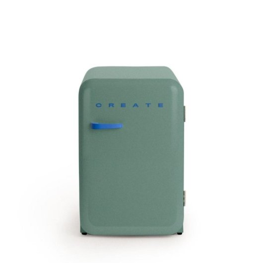 Frigorífico Retro Compacto 107L Gas R600a ECO Friendly Verde F