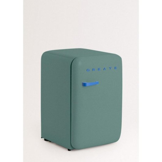 Frigorífico Retro Compacto 107L Gas R600a ECO Friendly Verde F