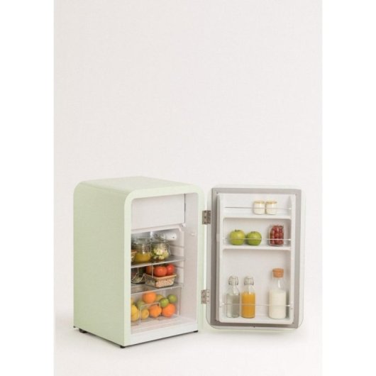 Frigorífico Retro Mini 107L ECO Friendly R600a Verde F