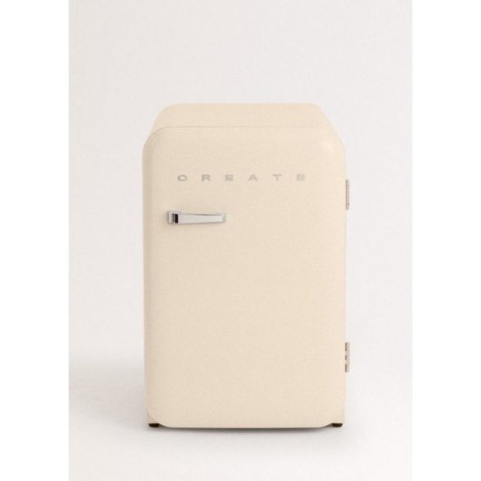 Frigorífico Retro Mini 107L R600a Beige F