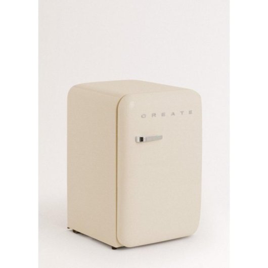 Frigorífico Retro Mini 107L R600a Beige F