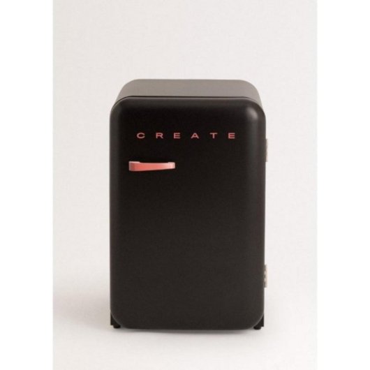Frigorífico Retro Mini 107L R600a Negro F