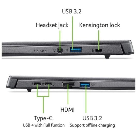 Acer Aspire 14 AI A14-52M-75YG OLED Intel Core Ultra 7 258V 32GB 1TB SSD 14" Windows 11 Home