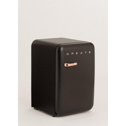Frigorífico Retro Compacto 107L 0 ECO R600a Negro F