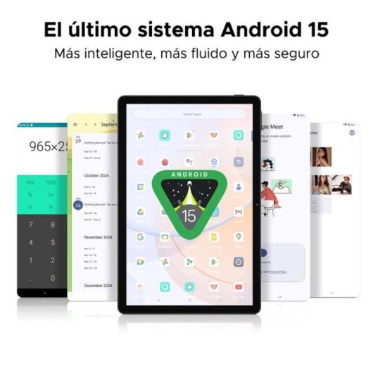 Tablet DOOGEE U11 11" 16GB 128GB 90Hz Widevine L1 Octa-Core Android 15 Batería 8580mAh