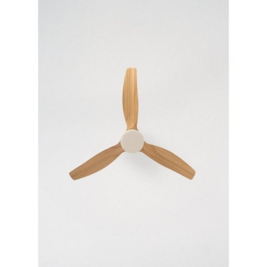 Create Wind Calm Ventilador De Techo Con Motor DC Lu LED y Mando 40W Madera