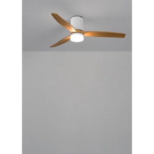 Create Wind Calm Ventilador de Techo Con Motor DC Luz LED y Mando 132cm 40W Madera
